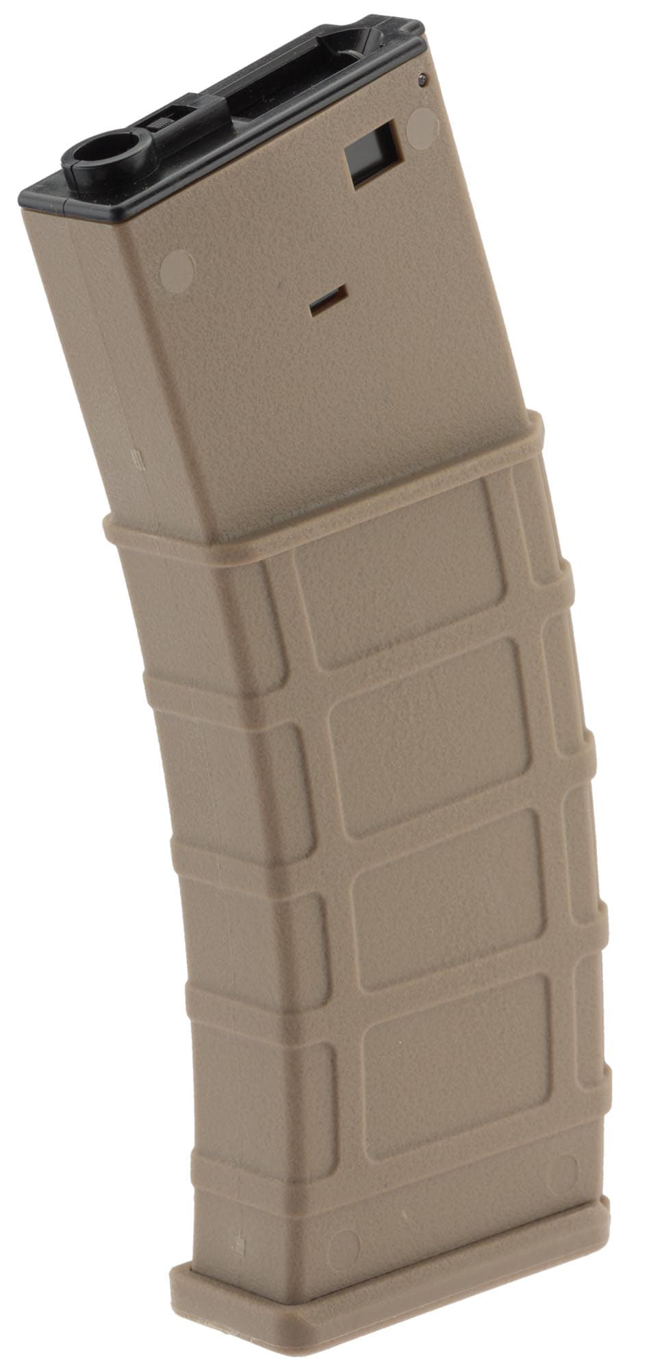 Photo Airsoft Magazine Polymer Flash Hi Cap 360 rds for M4-M16 (made by Lonex) - Tan